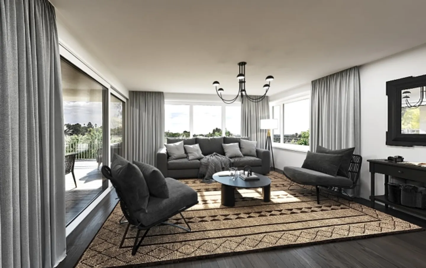 Appartamento attico di lusso con 4,5 stanze e vista mozzafiato sulle Alpi! - Foto 7 di 13