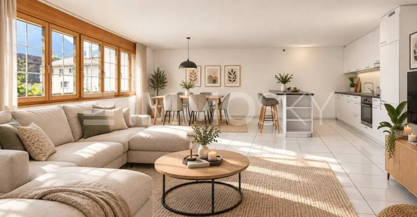 Grosszügiges Maisonette-Wohnerlebnis mit zusätzlicher Wohneinheit - Foto 4 di 5