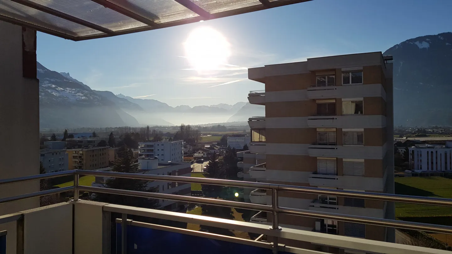 In affitto non arredato un 1.5 locali all'ultimo piano di un edificio a Conthey - Foto 4 di 5
