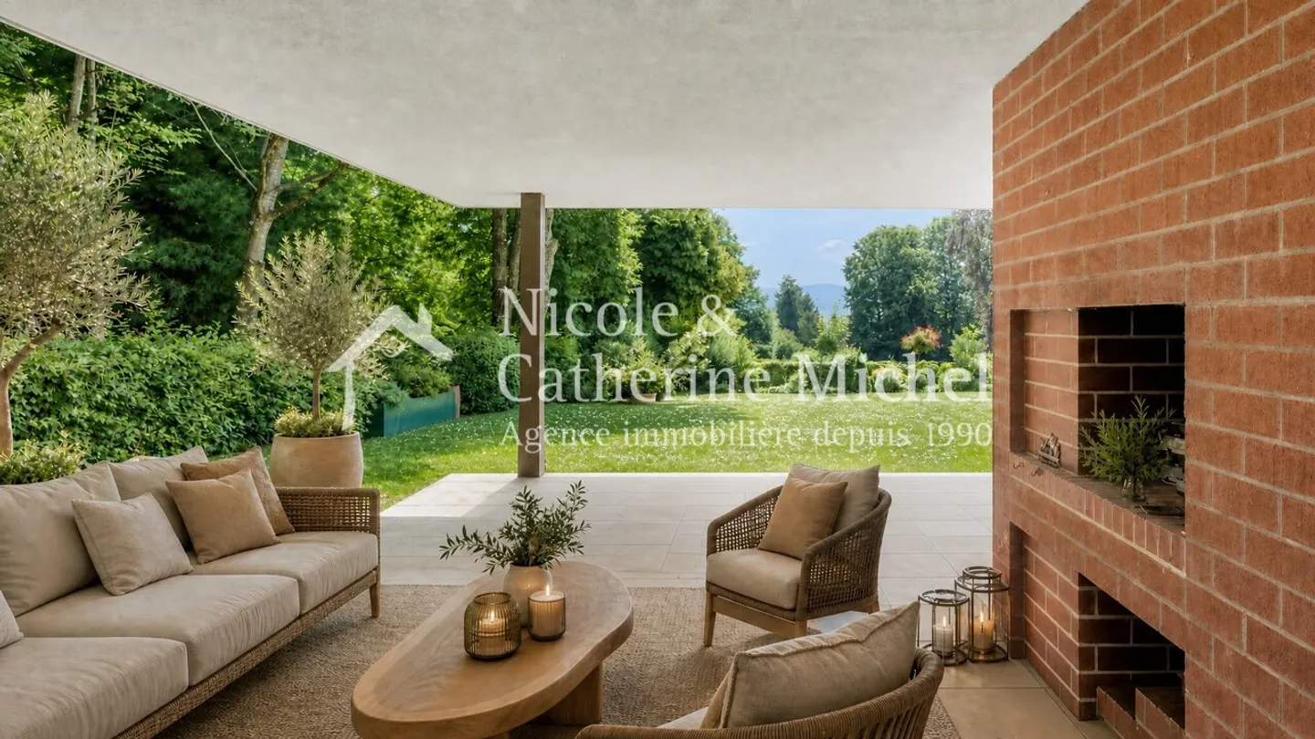 Bel appartamento attraversante con giardini a due passi dal centro di Rolle - Foto 3 di 14