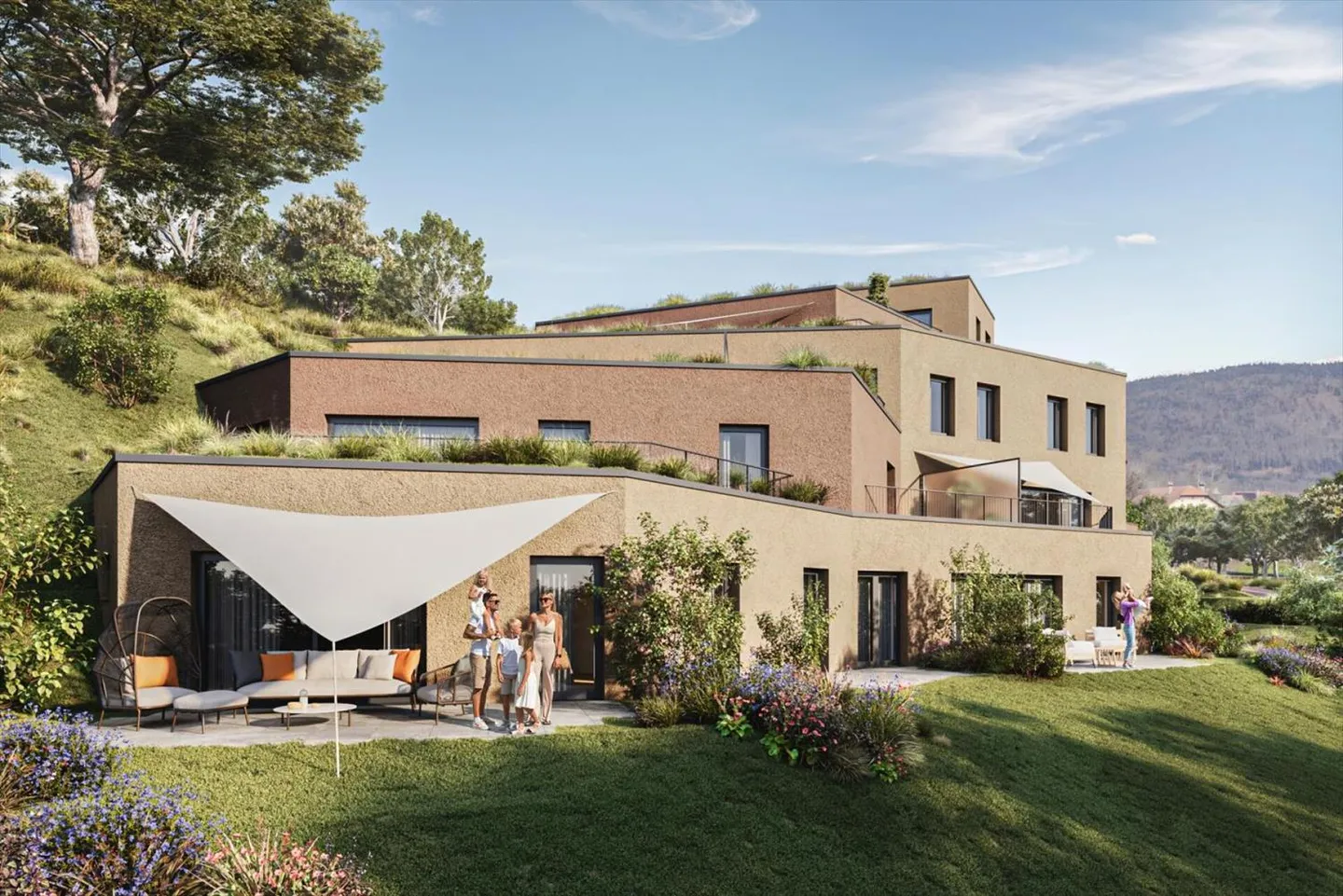 Beaux nouveaux appartements de 2,5 pièces avec grandes terrasses et vue - Photo 9 sur 13