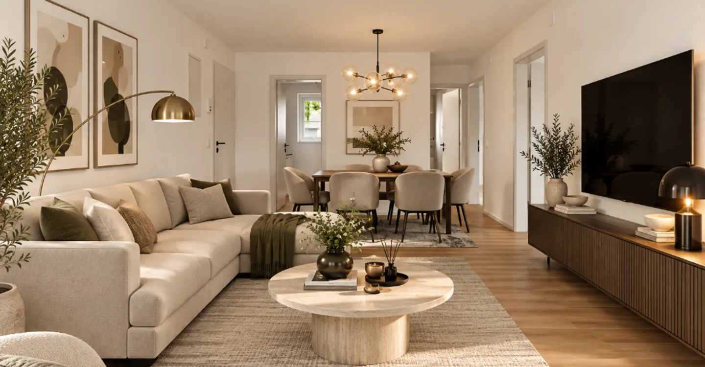 Exklusive 4.5-Zimmer-Wohnung mit Balkon, Luzern - Photo 1 sur 8