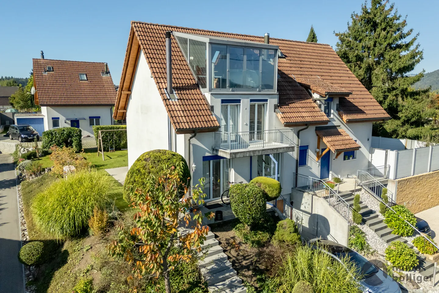 Bureau à domicile avec vue dans le quartier populaire de Hölzli - Photo 13 sur 13