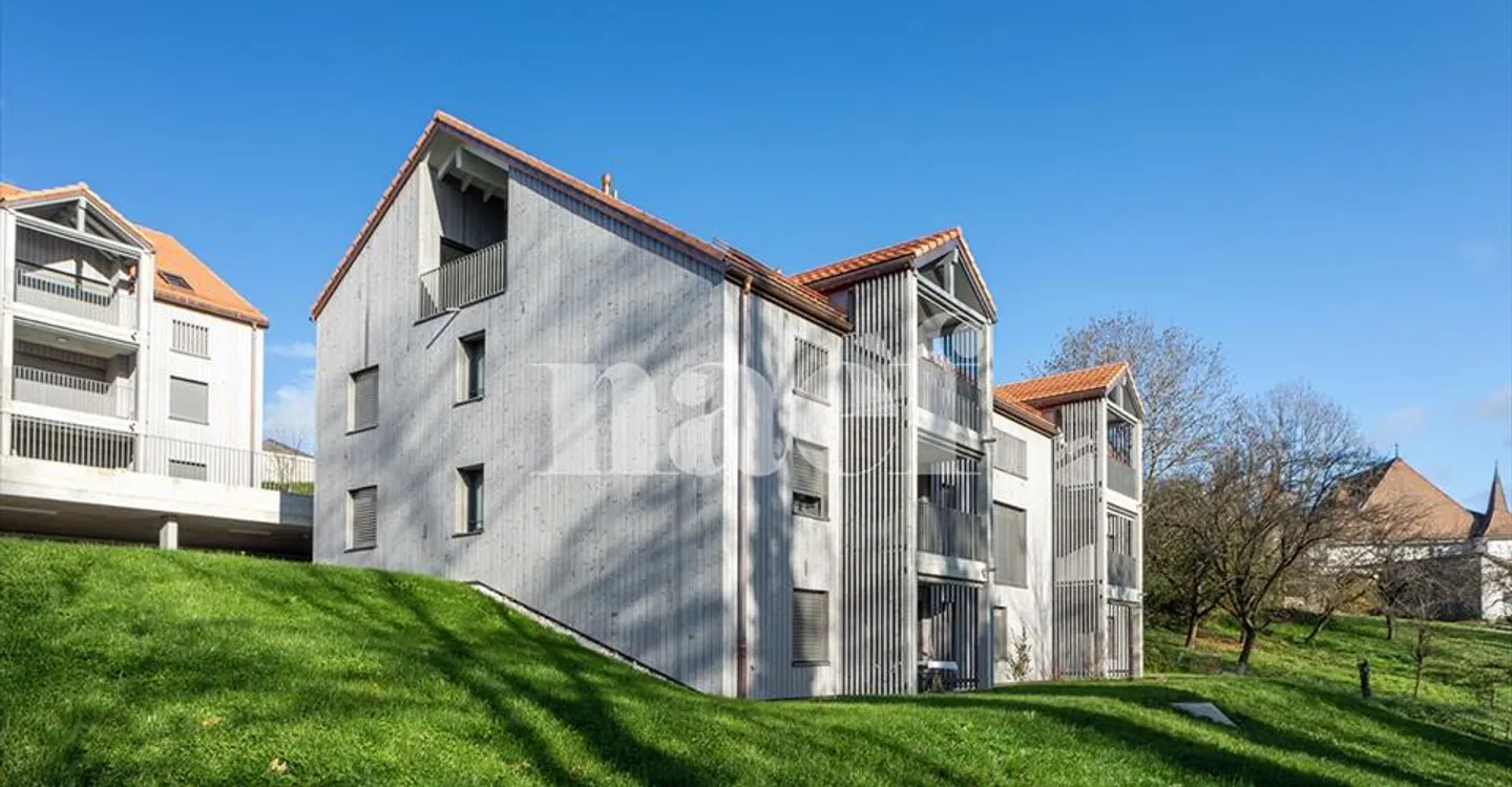 Magnifico appartamento di 4.5 stanze in mansarda con loggia in vendita a St-Aubin - Foto 6 di 7