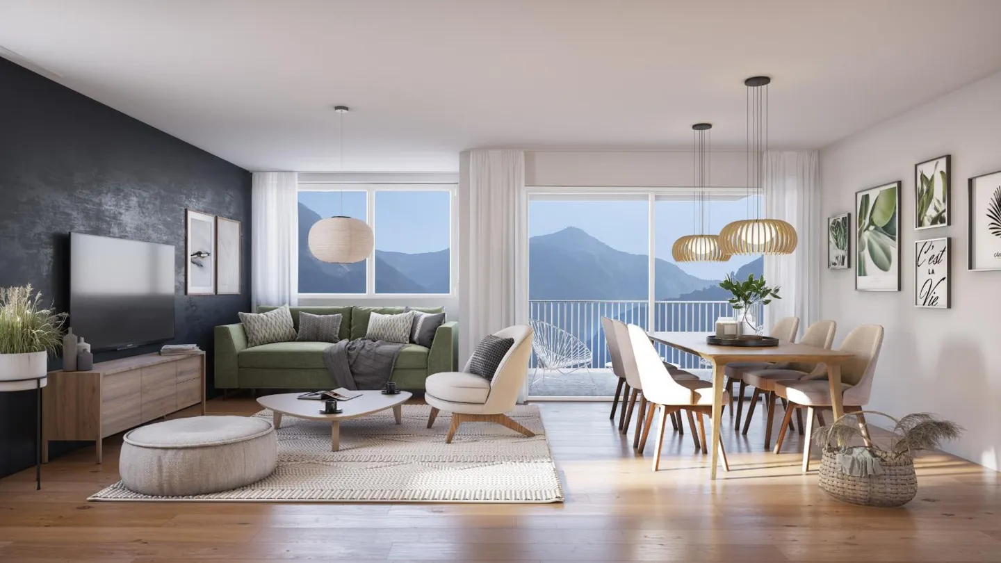 Appartement moderne à Leuk - Photo 4 sur 6