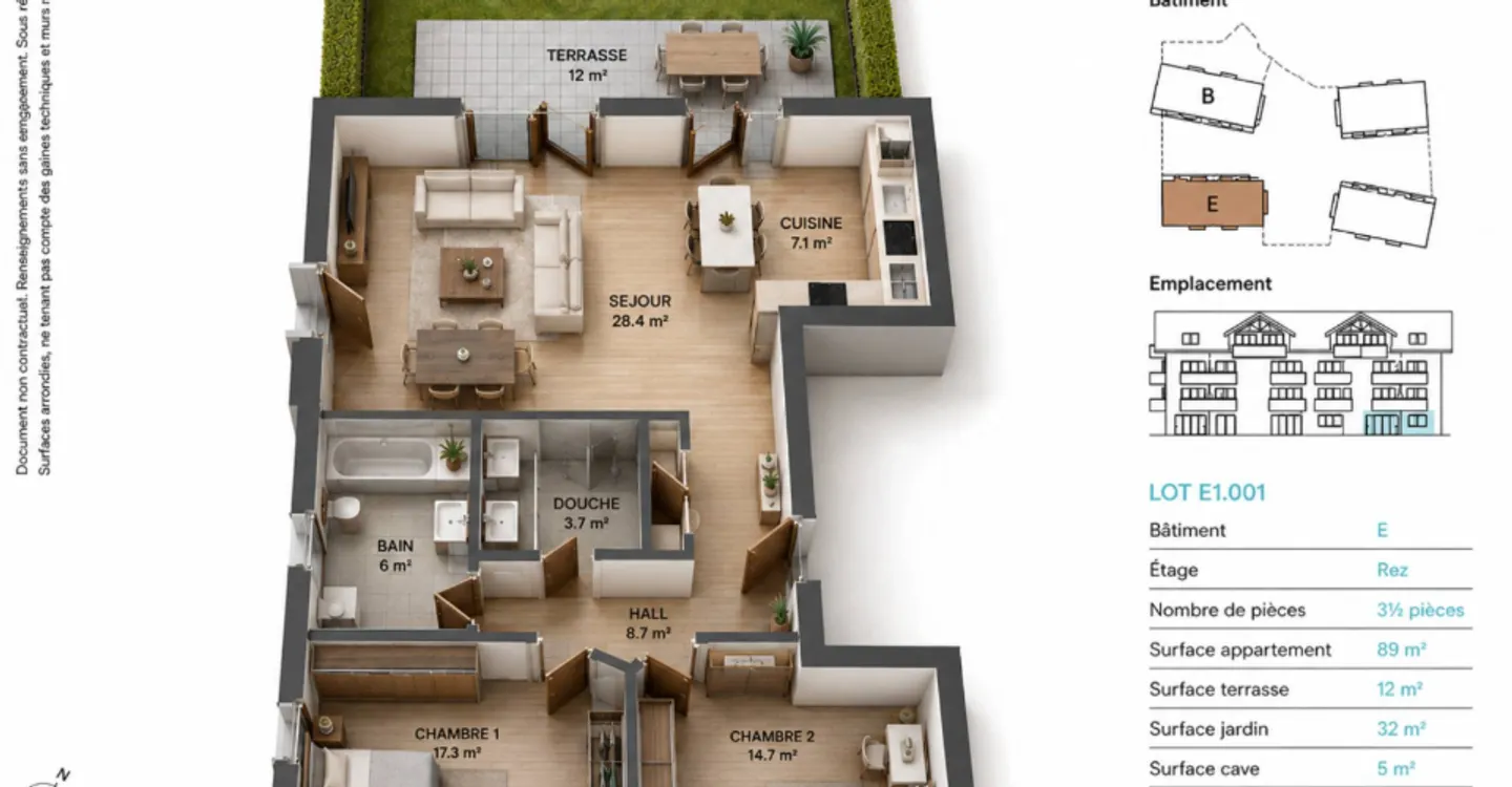 Neues Minergie Appartement - Foto 1 von 4