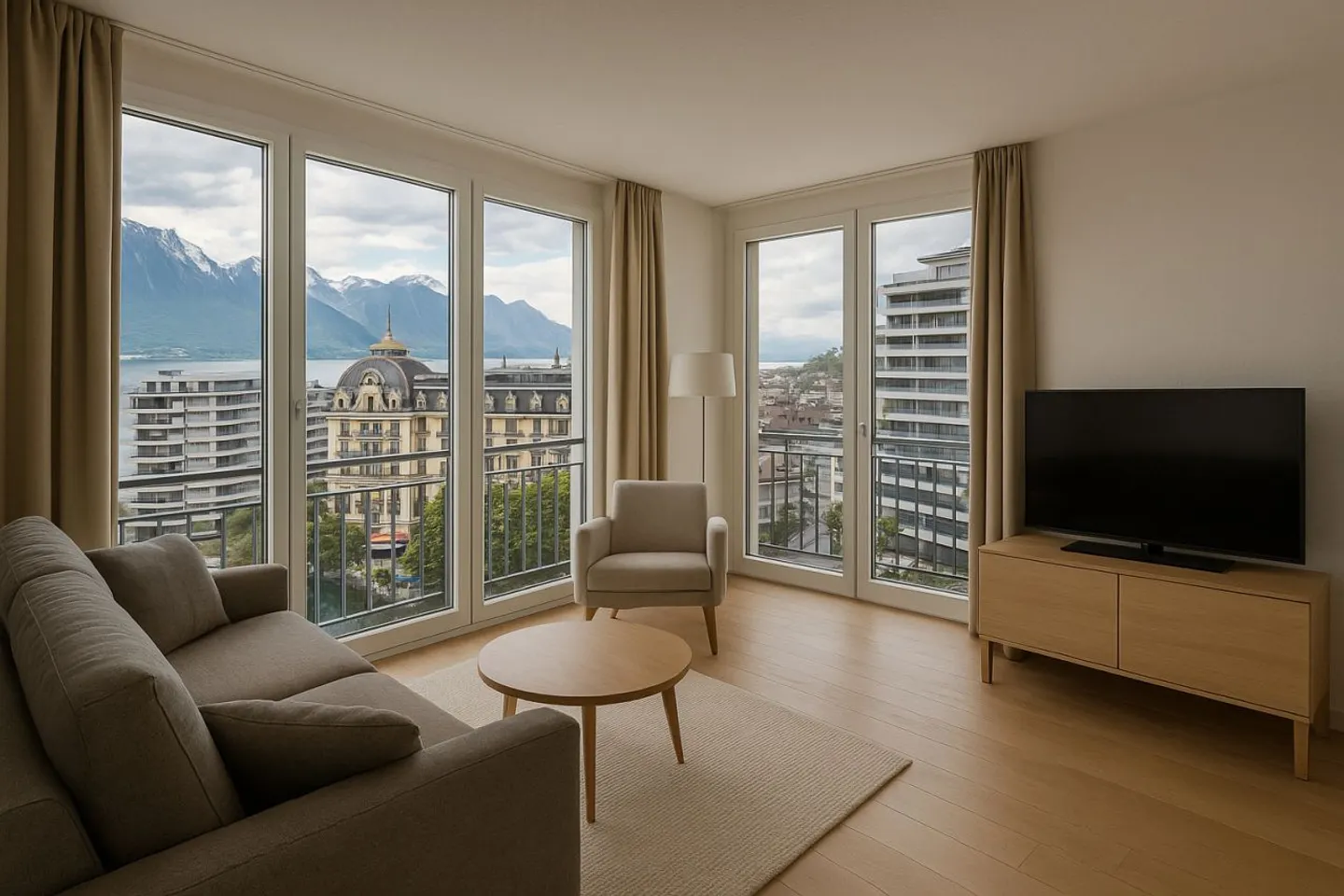 Magnifico duplex arredato di 3.5p // Montreux - Foto 1 di 13