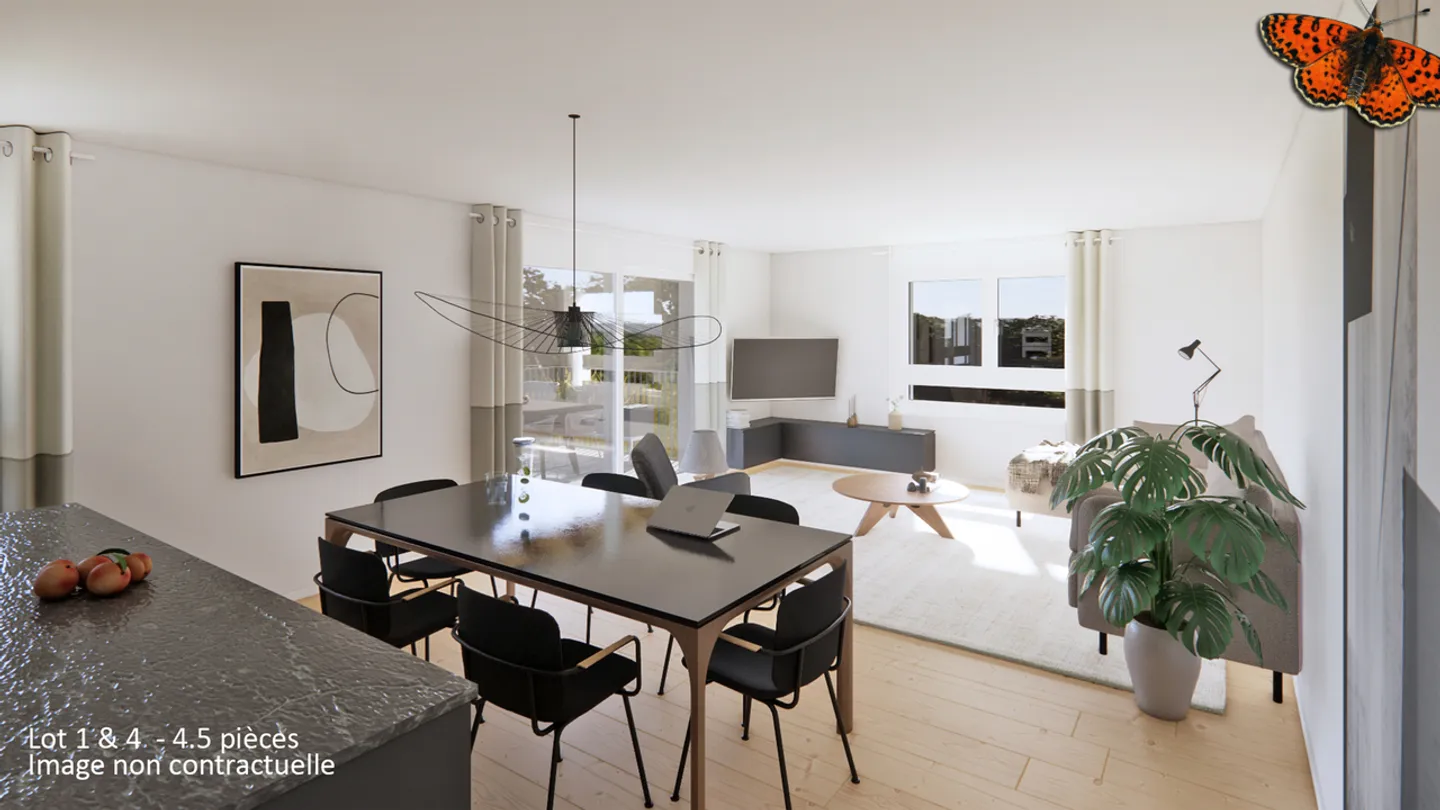 Magnifico appartamento di 4½ locali a Lentigny - Foto 3 di 8