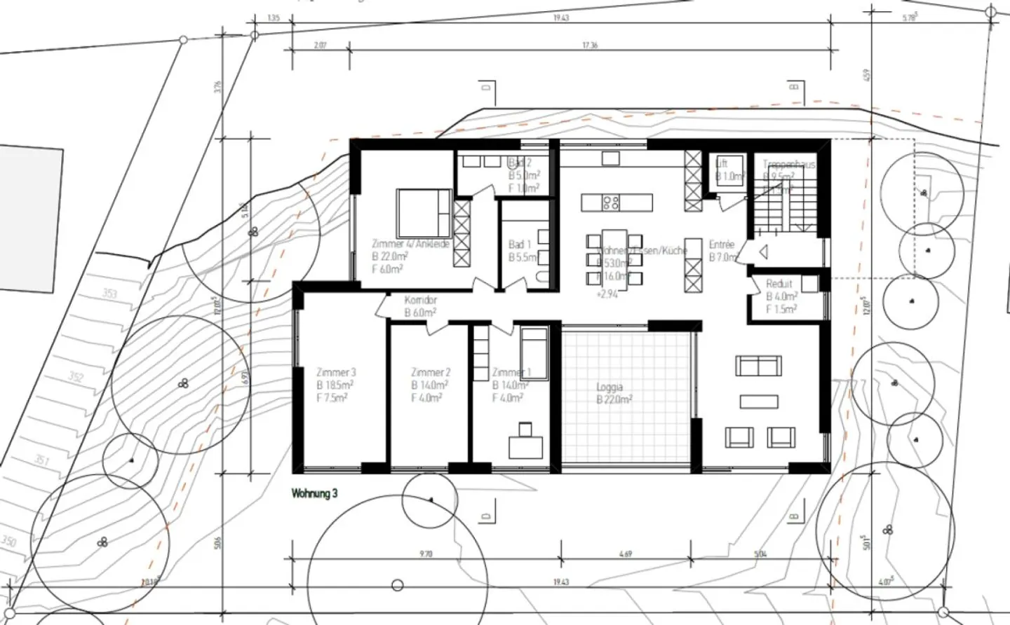 MFH Sonnenrain (5.5-room apartment, 1st floor, 6C) - Photo 7 of 9