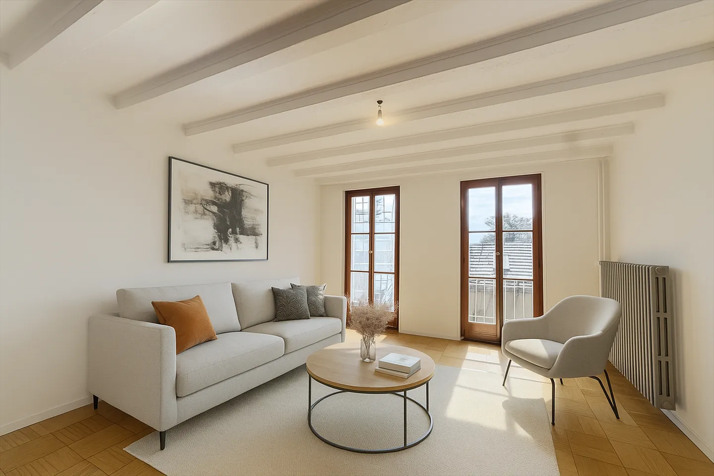 Nel cuore del villaggio? Magnifico appartamento di 5,5 stanze con terrazza di 28 m²! - Foto 1 di 9