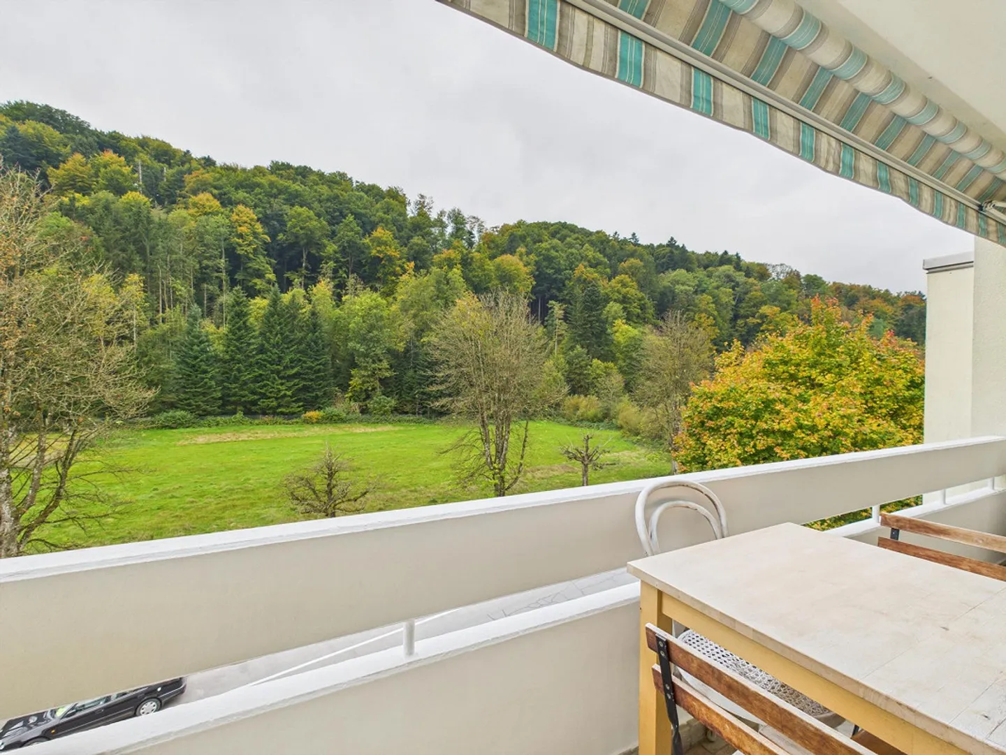 Appartement confortable de 4,5 pièces avec balcon et vue sur la nature - Photo 2 sur 10