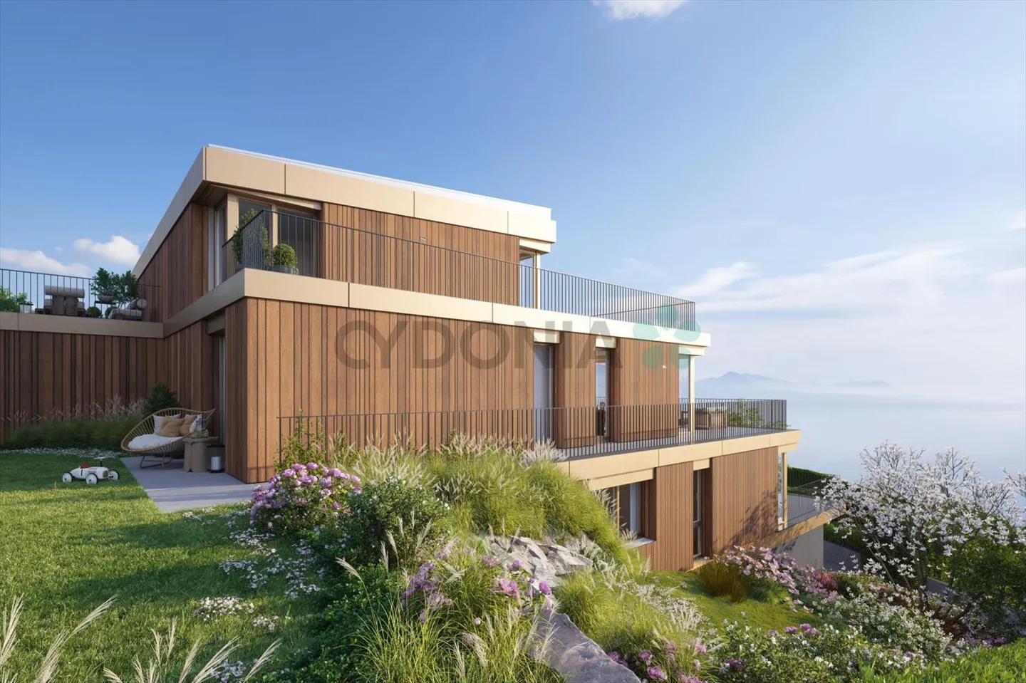 In vendita progetto di nuova costruzione a Lutry - Eccezionale appartamento di 4,5 locali con un totale di 120 m², terrazza e giardino - Foto 1 di 6