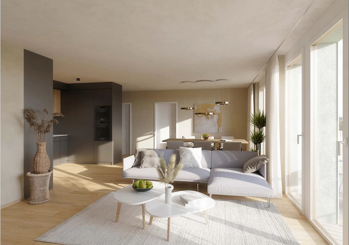 Appartement neuf de 3,5 pièces - Photo 3 sur 8