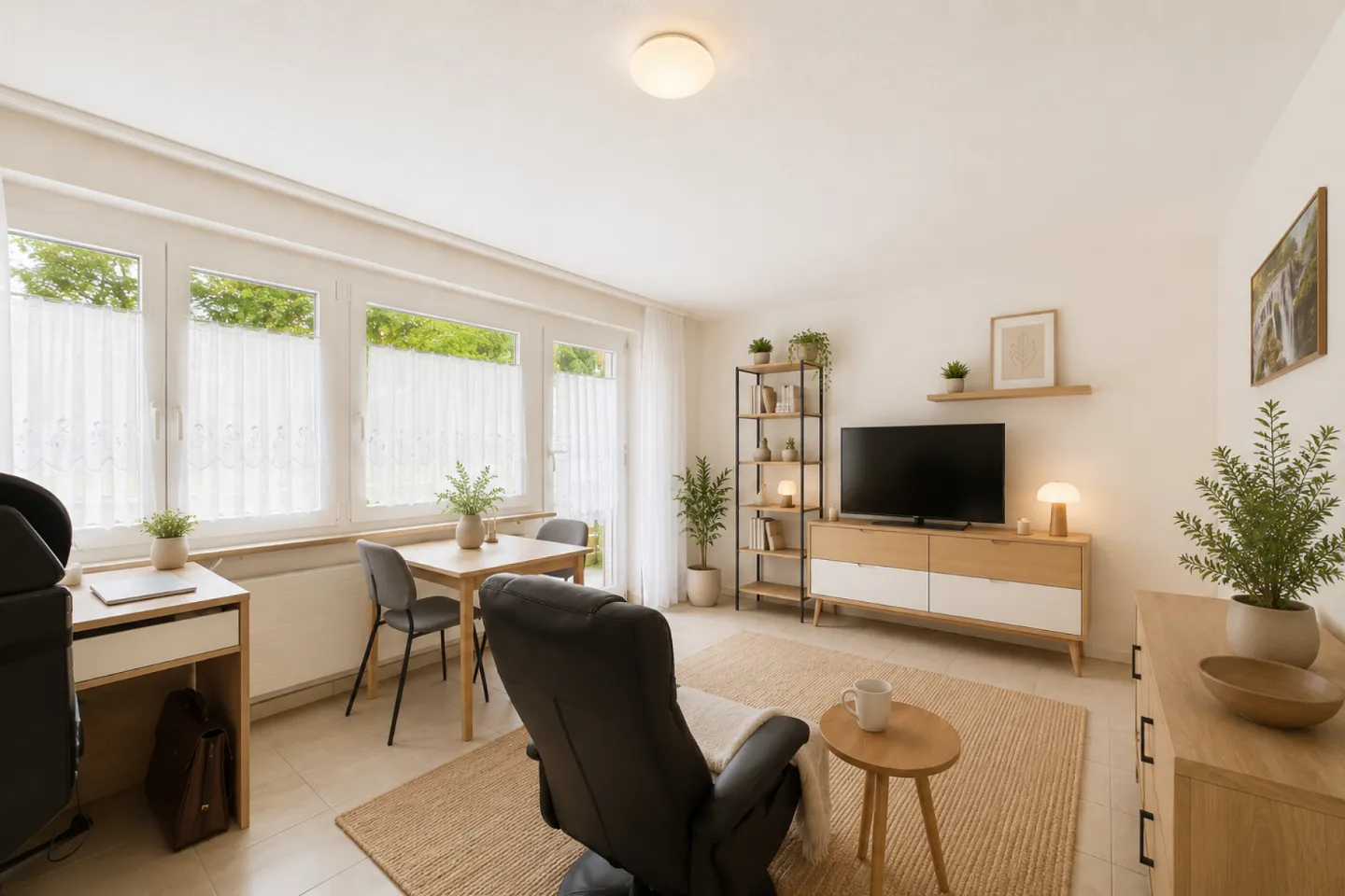 Helle Wohnung mit Balkon - Foto 3 von 11