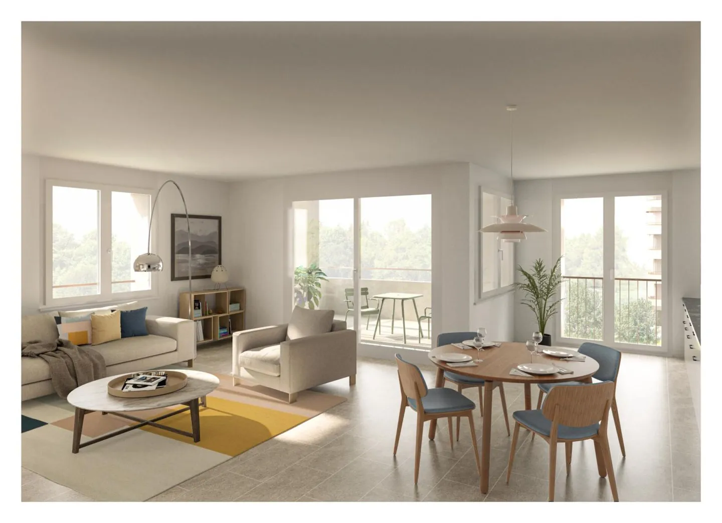 Appartamento 4,5 stanze a Marly - Foto 4 di 5