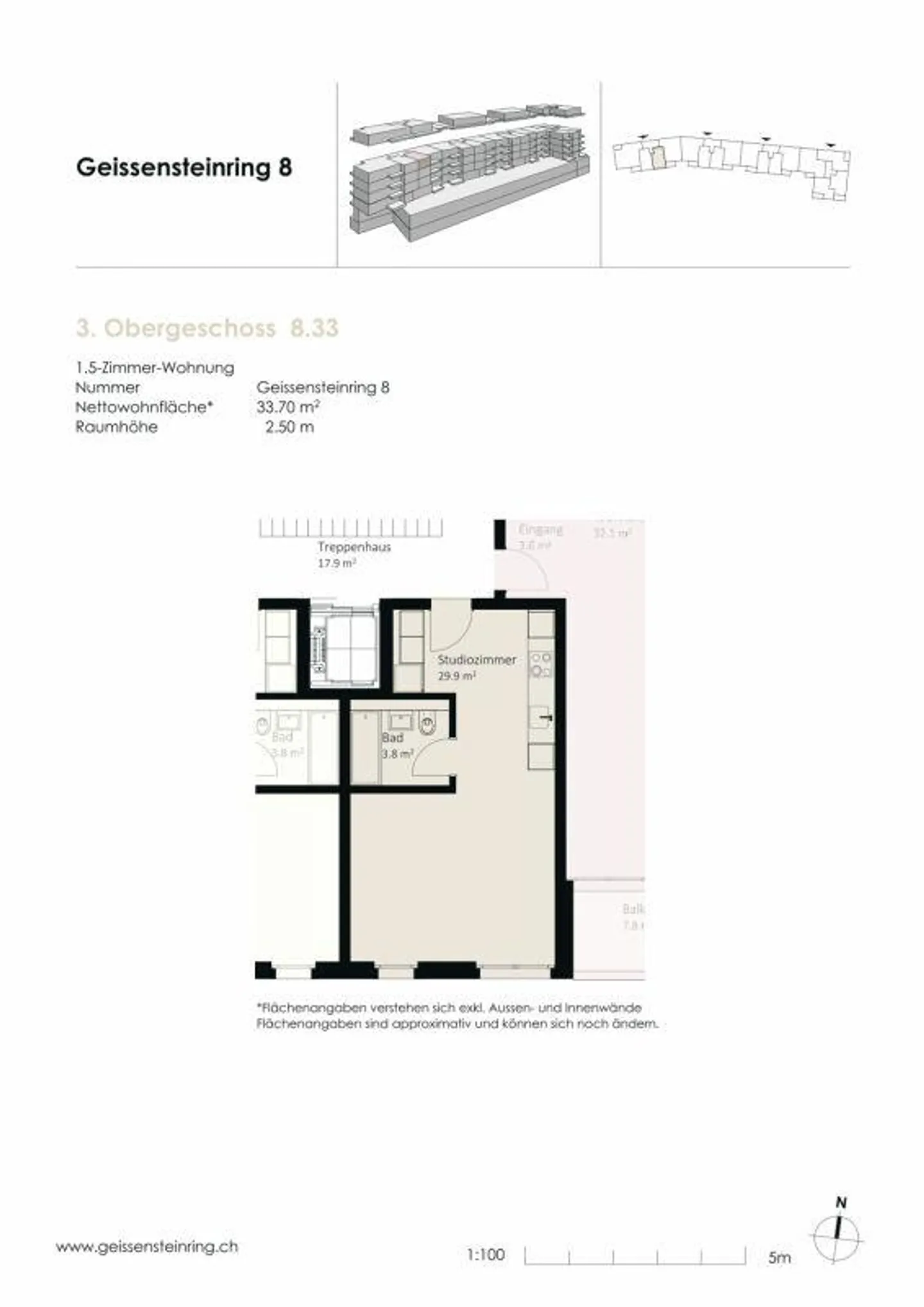 Modern 1.5 room apartments in the Neustadt - Photo 5 of 8