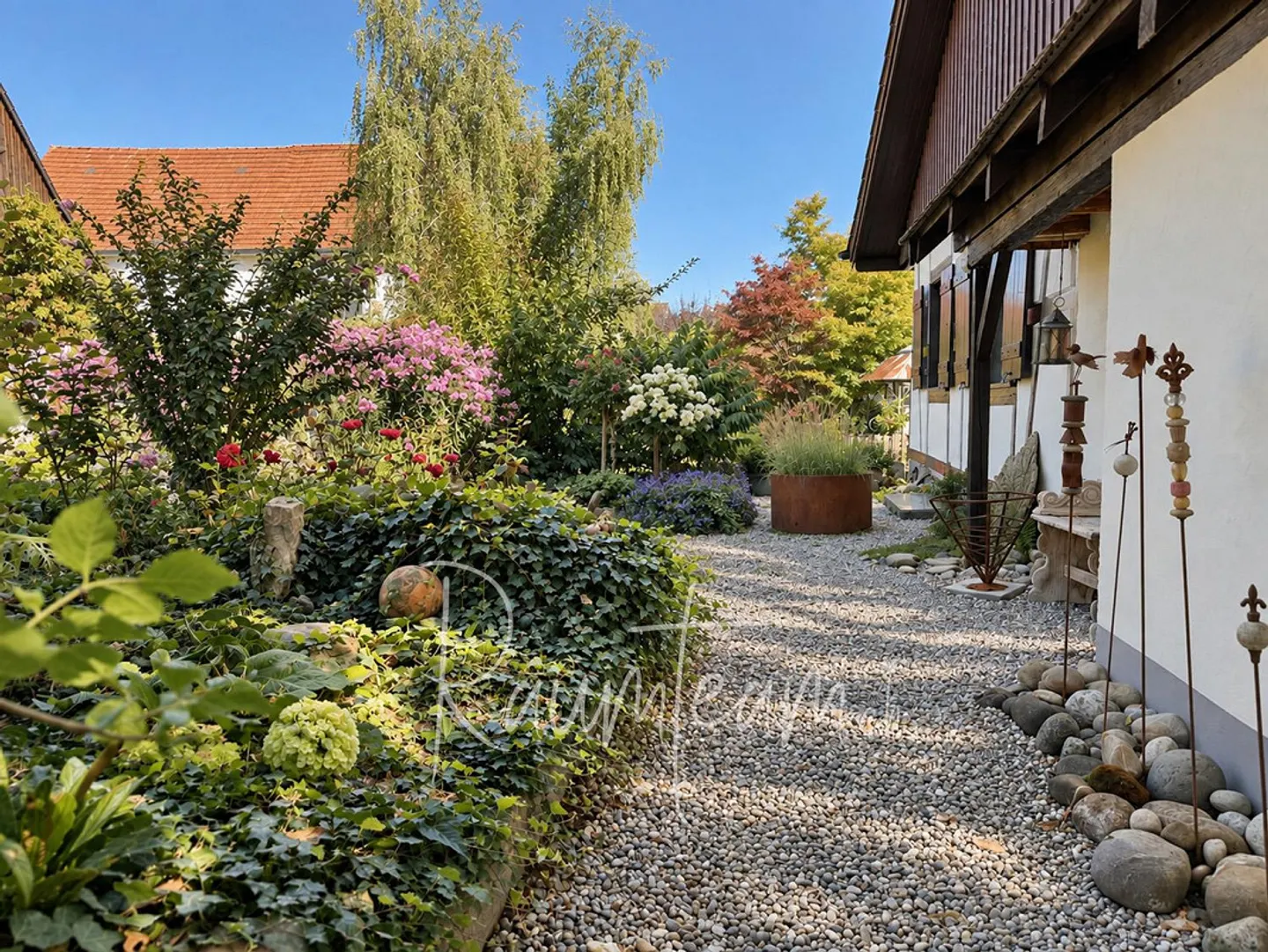 Beaucoup d'espace pour deux : Une maison avec caractère et jardin - Photo 10 sur 23