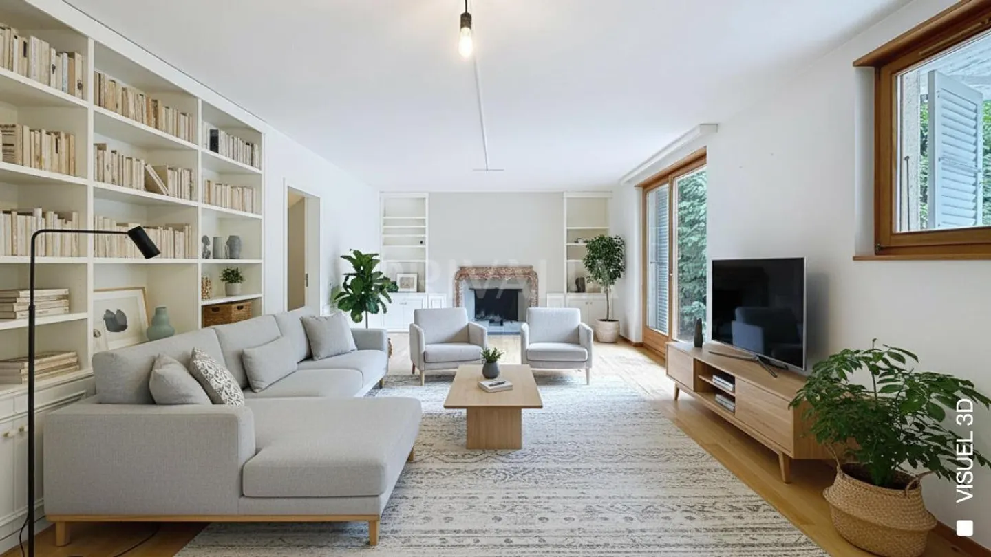 Villa indipendente circondata dalla natura - Ambiente verde e tranquillo a Dardagny - Foto 1 di 12