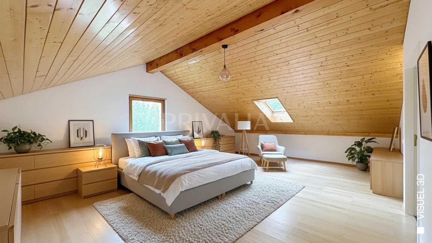 Villa indipendente circondata dalla natura - Ambiente verde e tranquillo a Dardagny - Foto 8 di 12