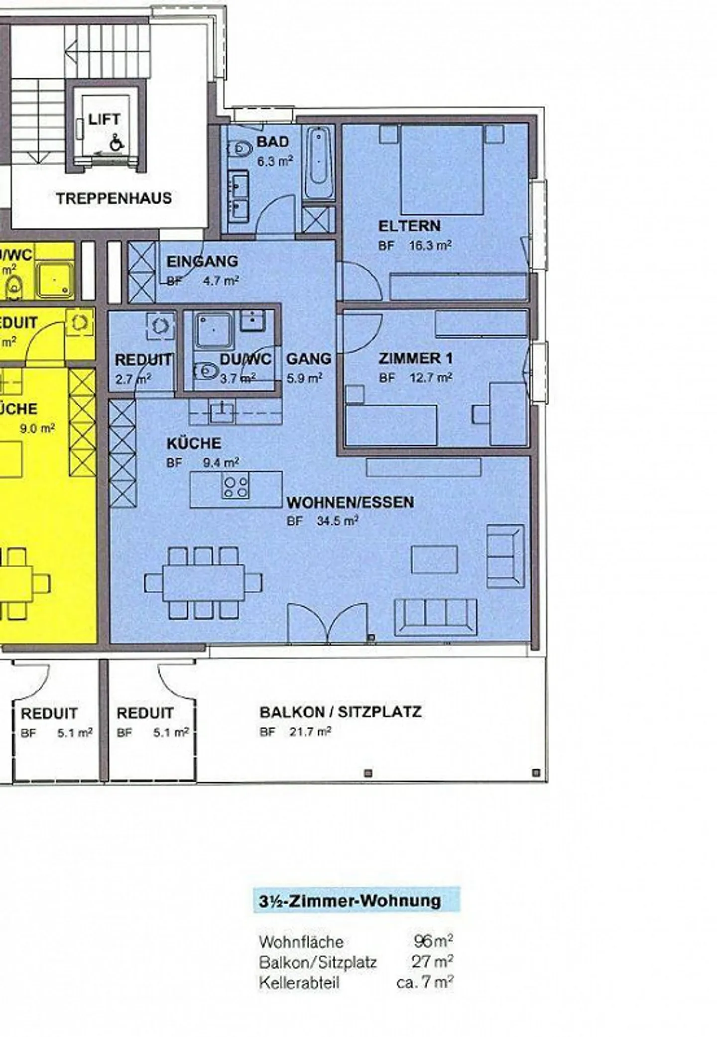 Appartamento moderno nel quartiere Kellerhof di Malters - Foto 7 di 8