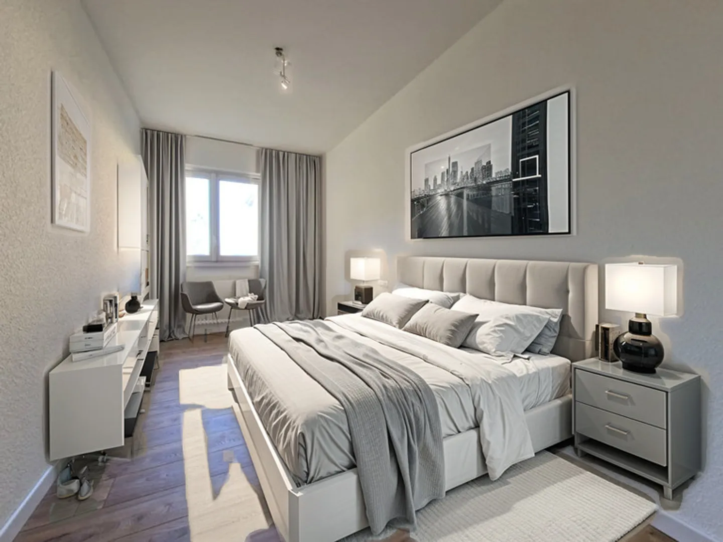 Corsier Zentrum, Gartenwohnung, Magnificent 5 Zimmer vollständig renoviert - Foto 7 von 11