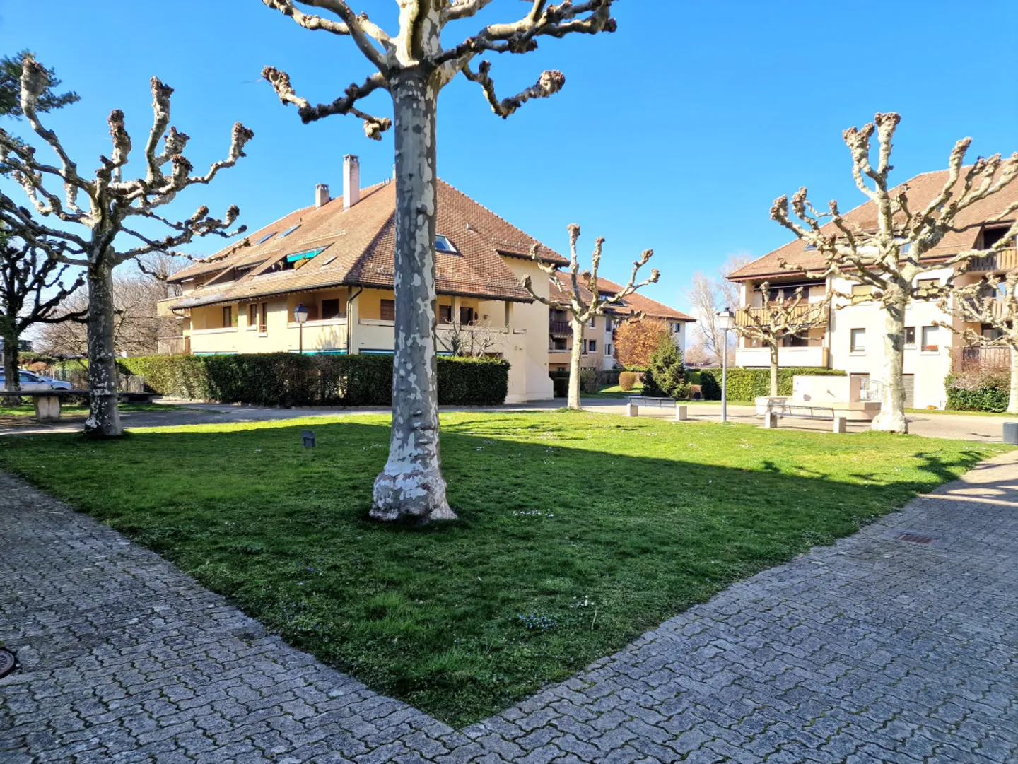 Corsier Zentrum, Gartenwohnung, Magnificent 5 Zimmer vollständig renoviert - Foto 10 von 11