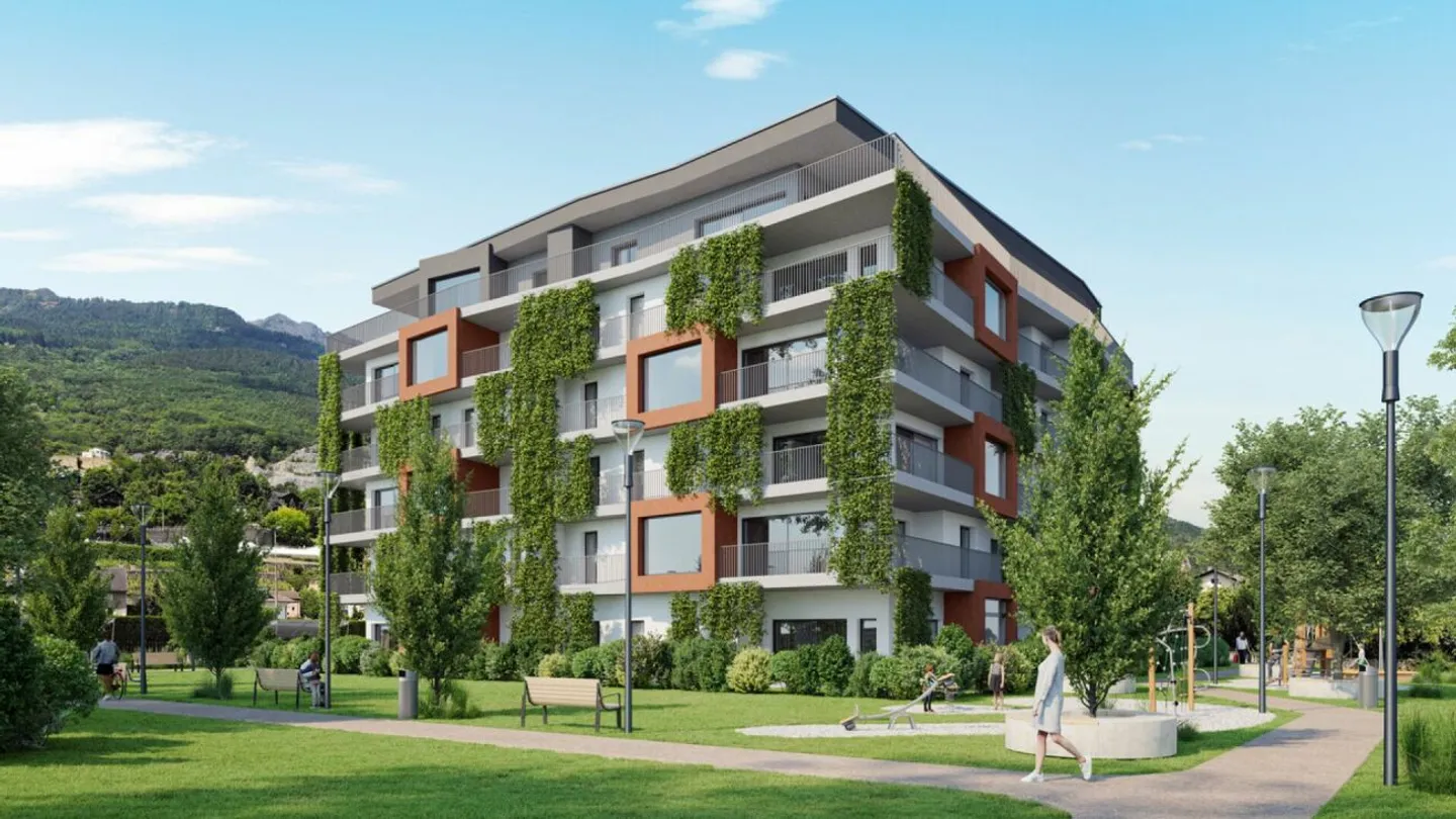 Bell'appartamento di 2,5 locali con balcone a Monthey - Foto 5 di 12