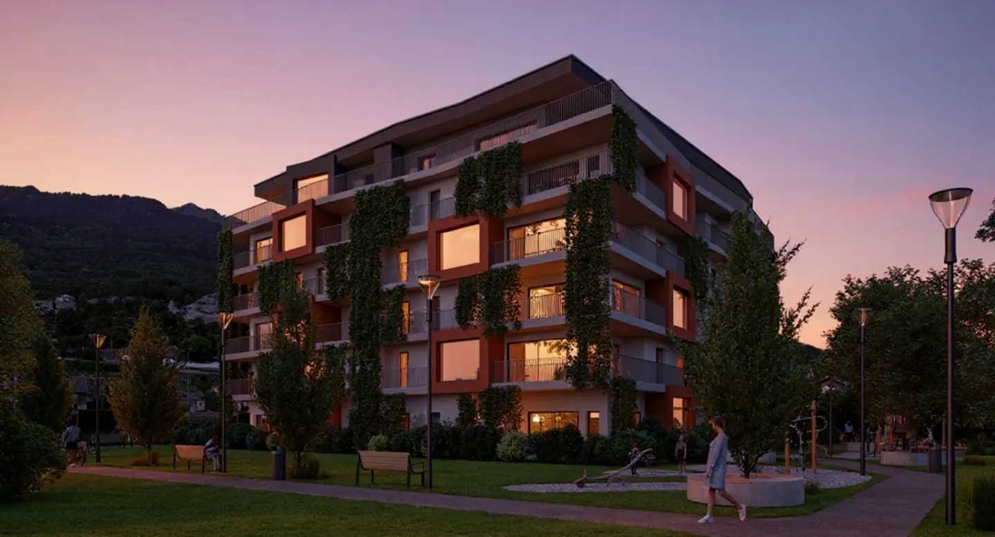 Bell'appartamento di 3,5 locali con balcone a Monthey - Foto 1 di 12