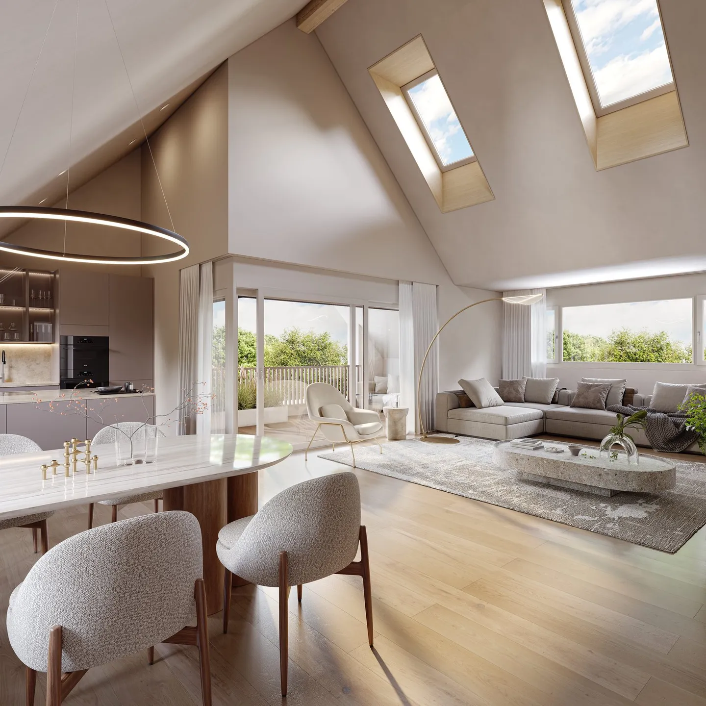 Nuovo progetto di costruzione IROKO: appartamento maisonette di 6,5 stanze - Foto 1 di 5