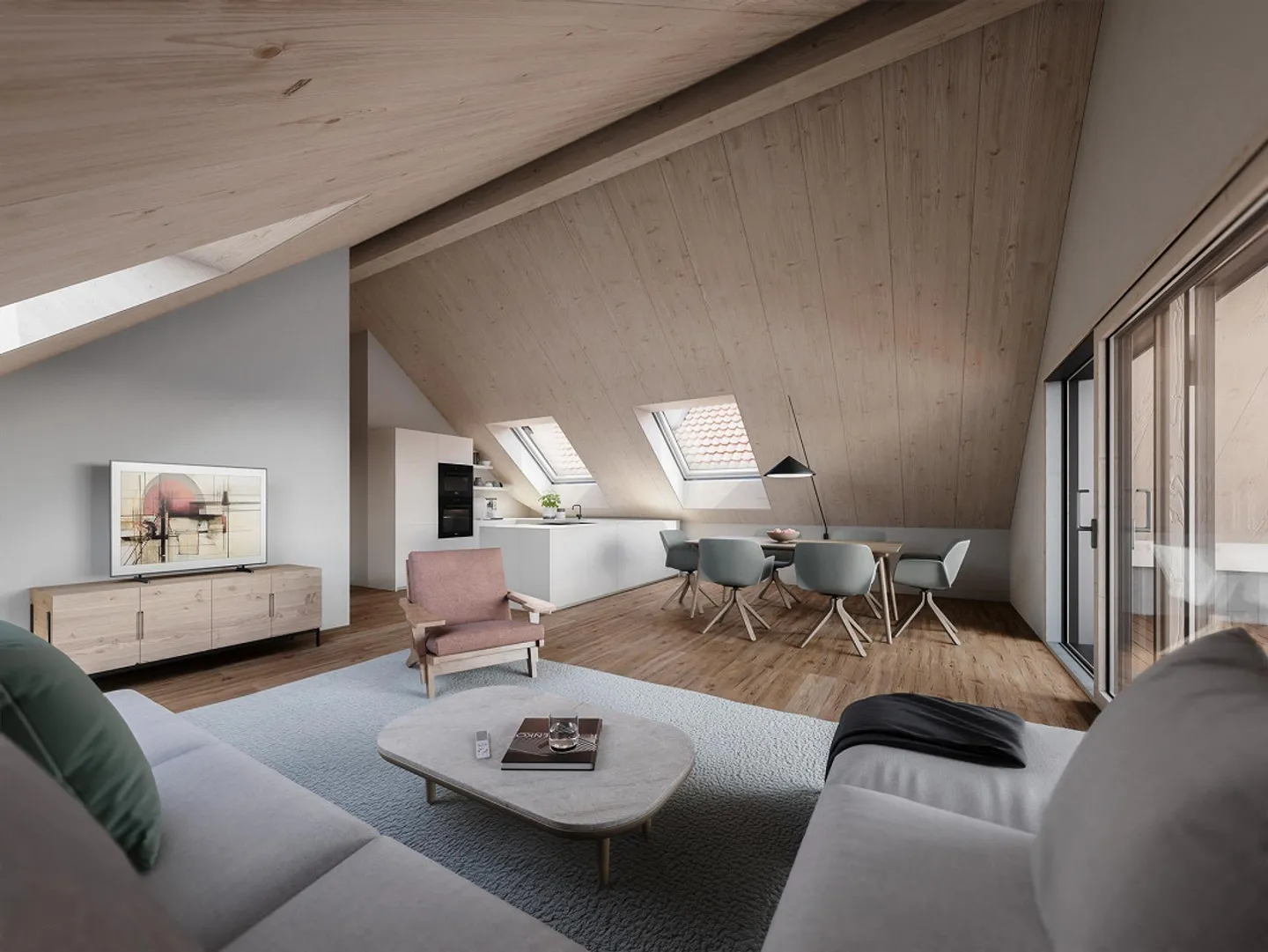 Exclusive New Construction Penthouse in the Center of Buchthalen - Photo 3 of 7