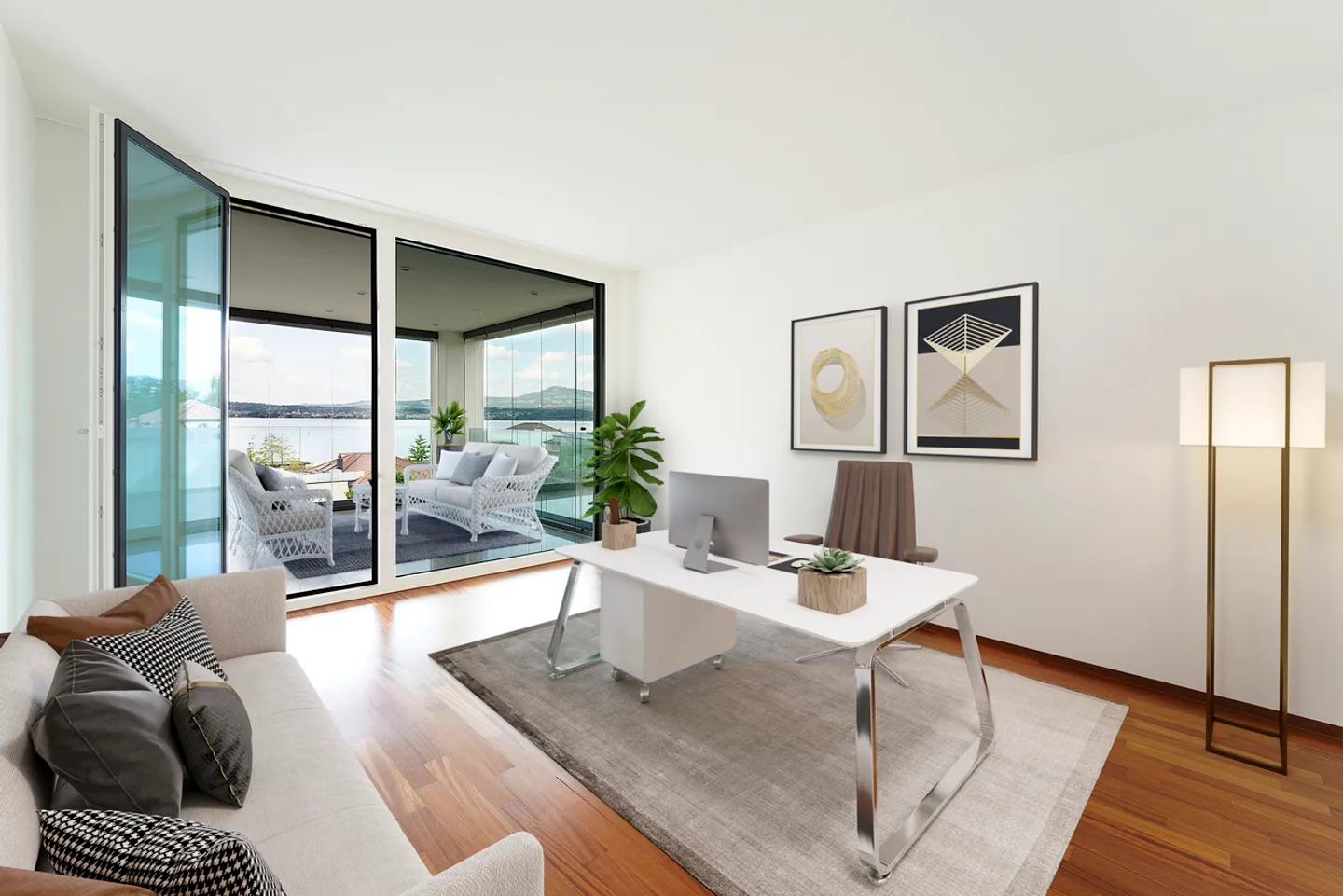 Appartement de luxe en attique avec vue sur le lac - Photo 8 sur 11