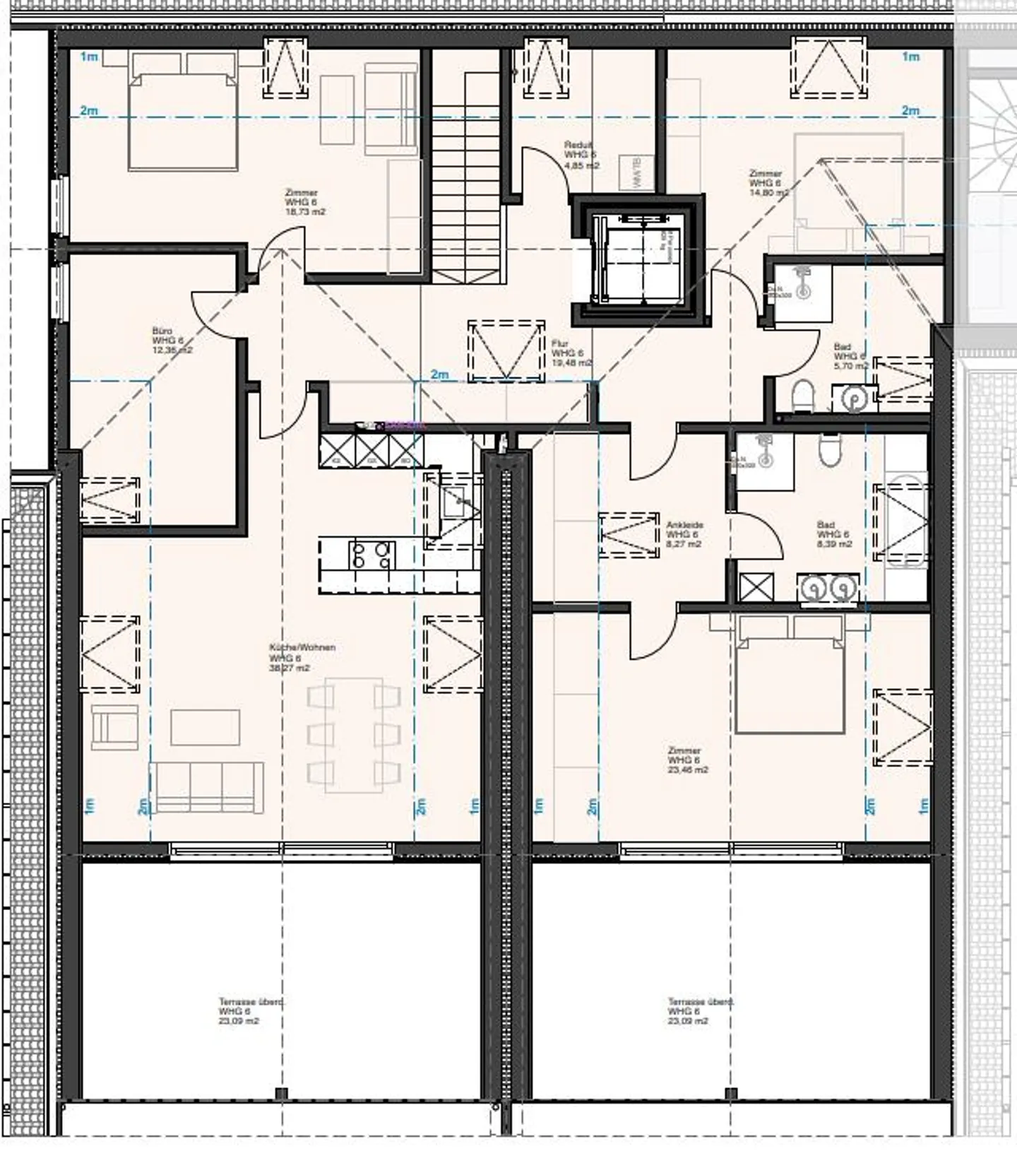 Exclusive New Construction Penthouse in the Center of Buchthalen - Photo 7 of 7