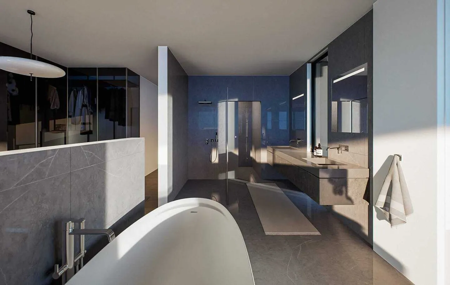 Villa de 6,5 pièces avec vue panoramique et piscine à Hünibach - Photo 8 sur 13