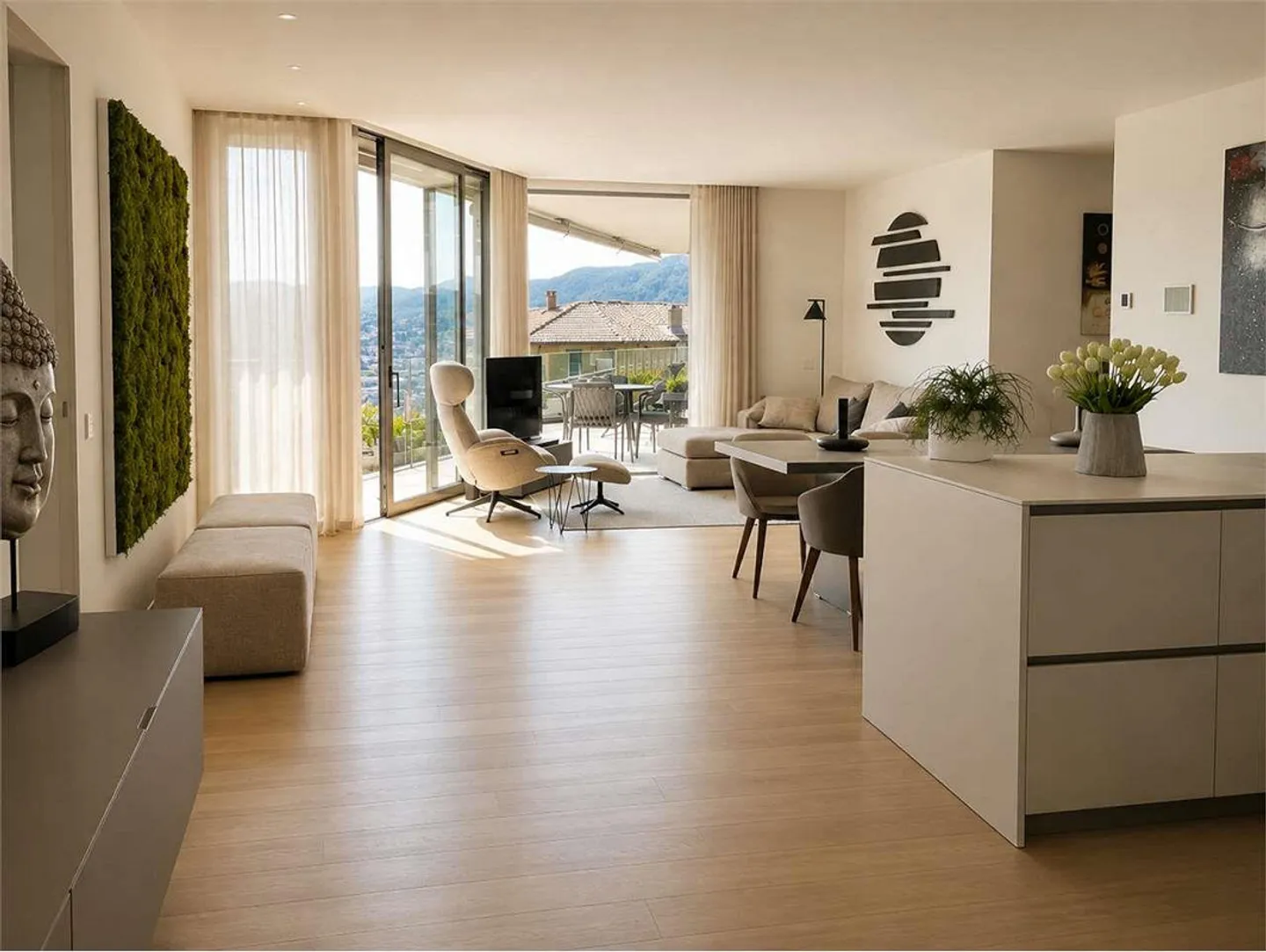 Recently built 5.5-room apartment in Lugano with lake view - Photo 2 of 13