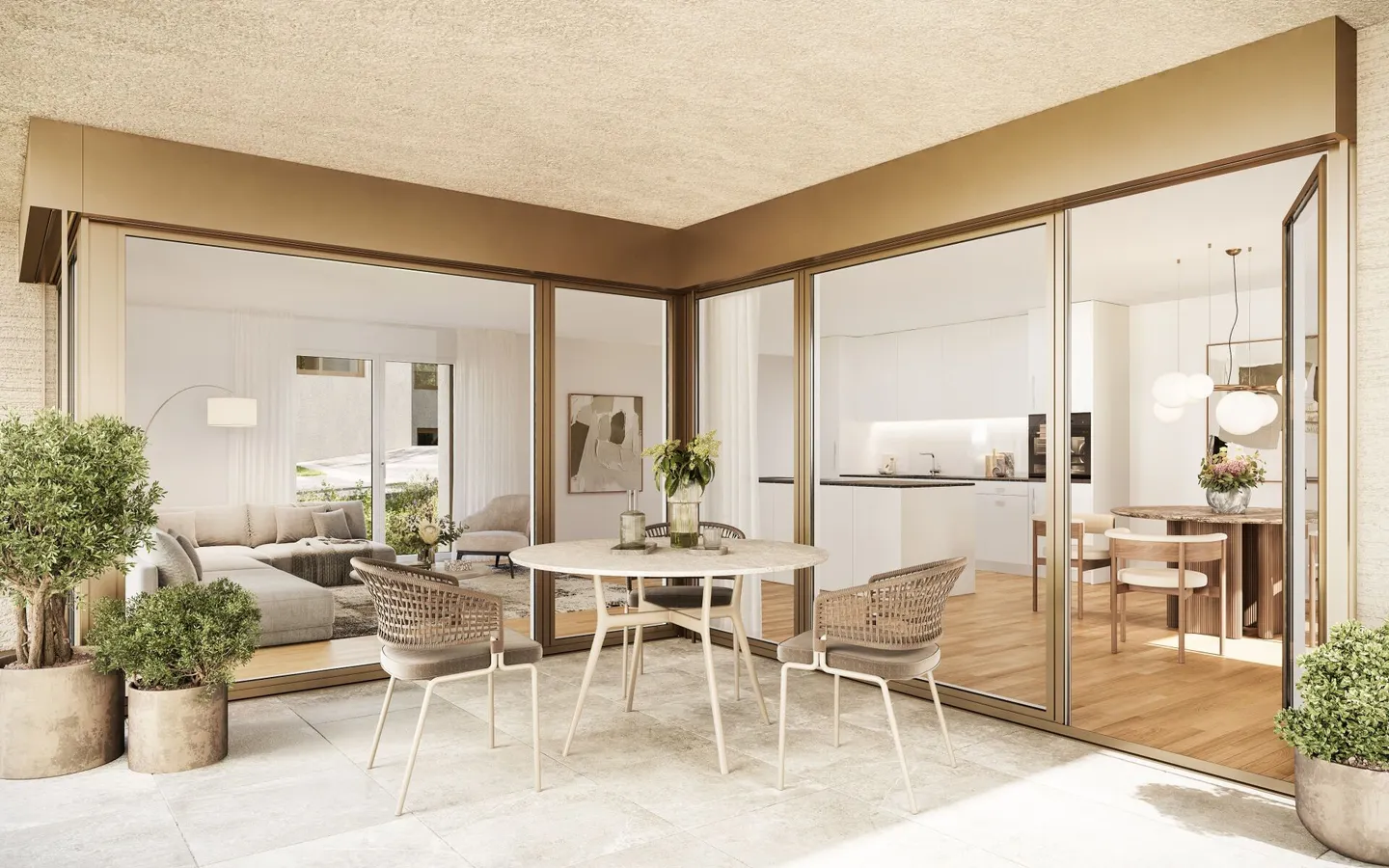 First occupancy - Modern 2.5 room apartment in "Horizont Küttigen" with parking space - Photo 4 of 4