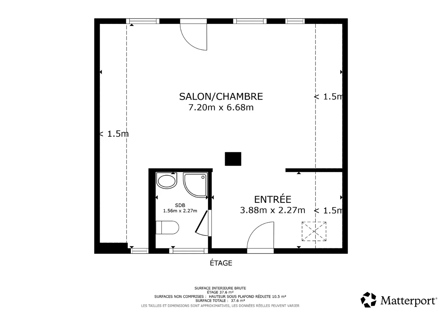 Studio 1 room - Photo 4 of 4