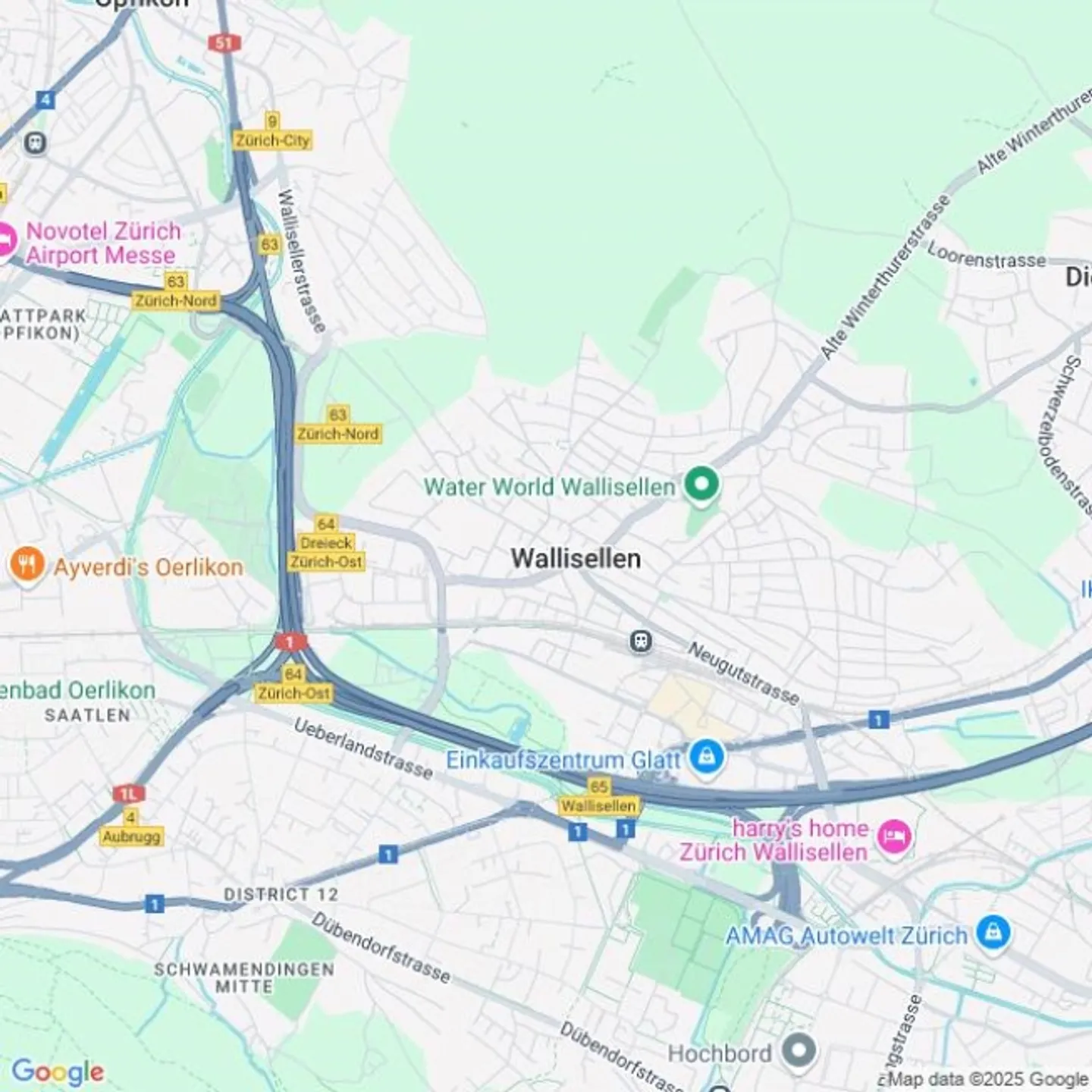 Appartement moderne 1 pièce à échanger dans un emplacement central de Wallisellen - Photo 1 sur 1