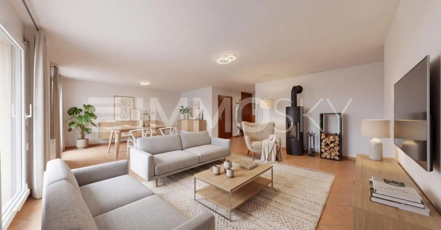 Appartement spacieux dans un quartier calme - Photo 1 sur 5