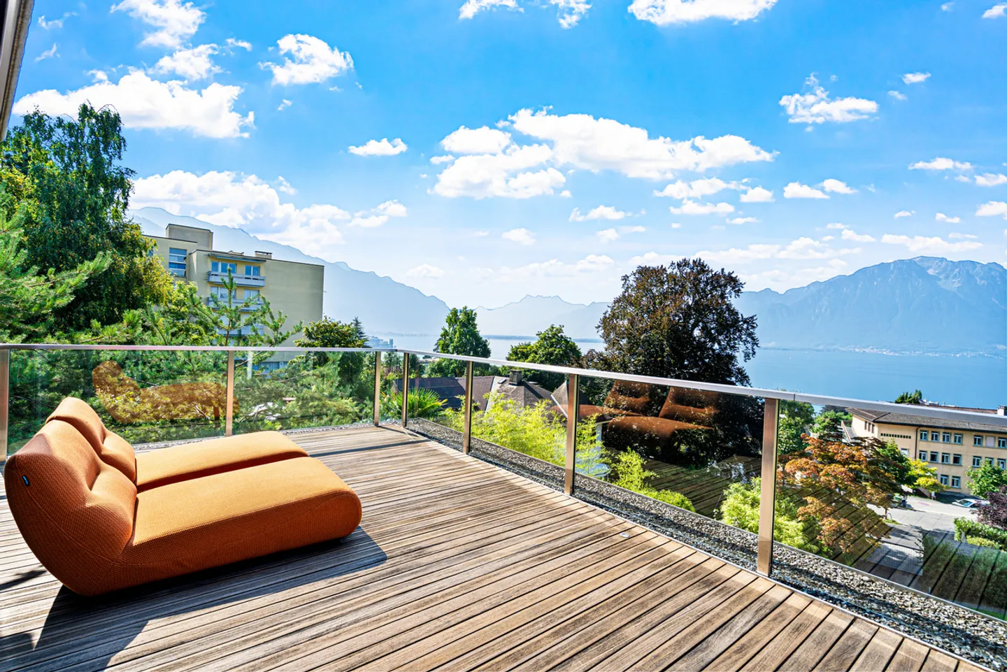 Appartamento di Prestigio a Montreux, vista lago a 360° - Foto 10 di 12