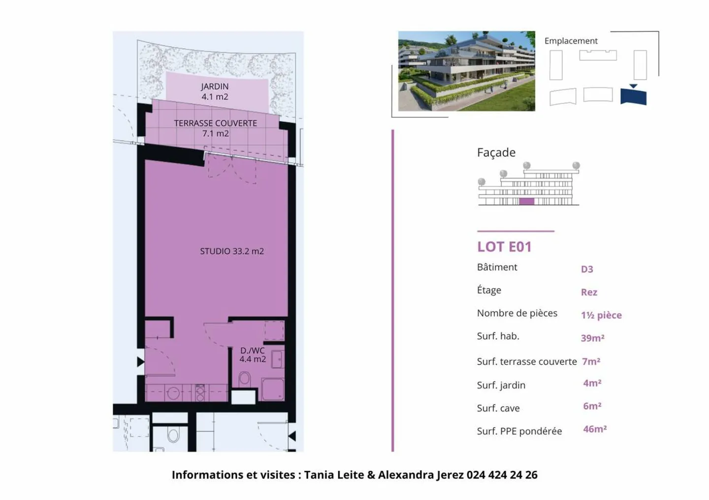 Neues Studio mit überdachter Terrasse und Garten - Foto 12 von 12