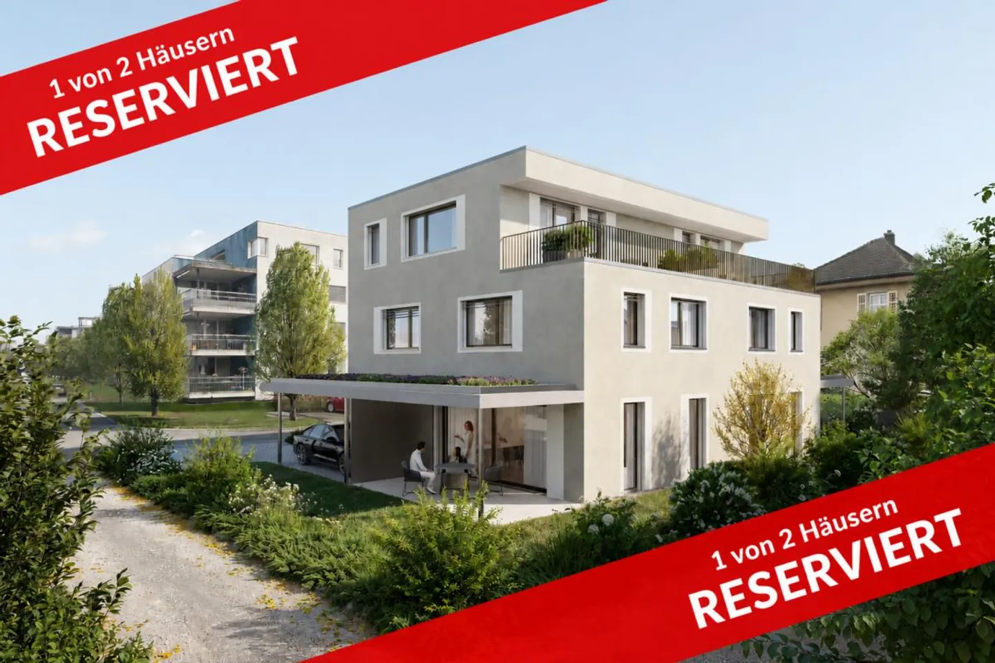 Modernes Doppelhaus in Ruhiger Lage - Foto 1 von 4