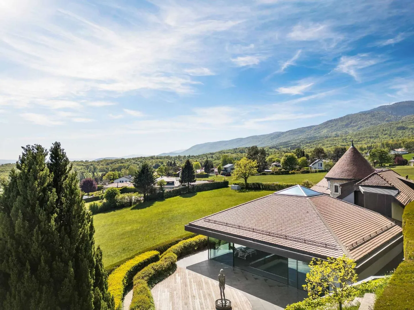 Proprietà eccezionale con piscina interna e vista sul Lago di Ginevra - Foto 2 di 13