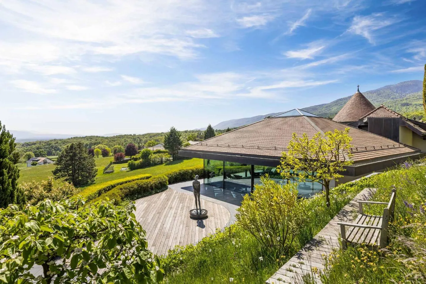 Proprietà eccezionale con piscina interna e vista sul Lago di Ginevra - Foto 9 di 13