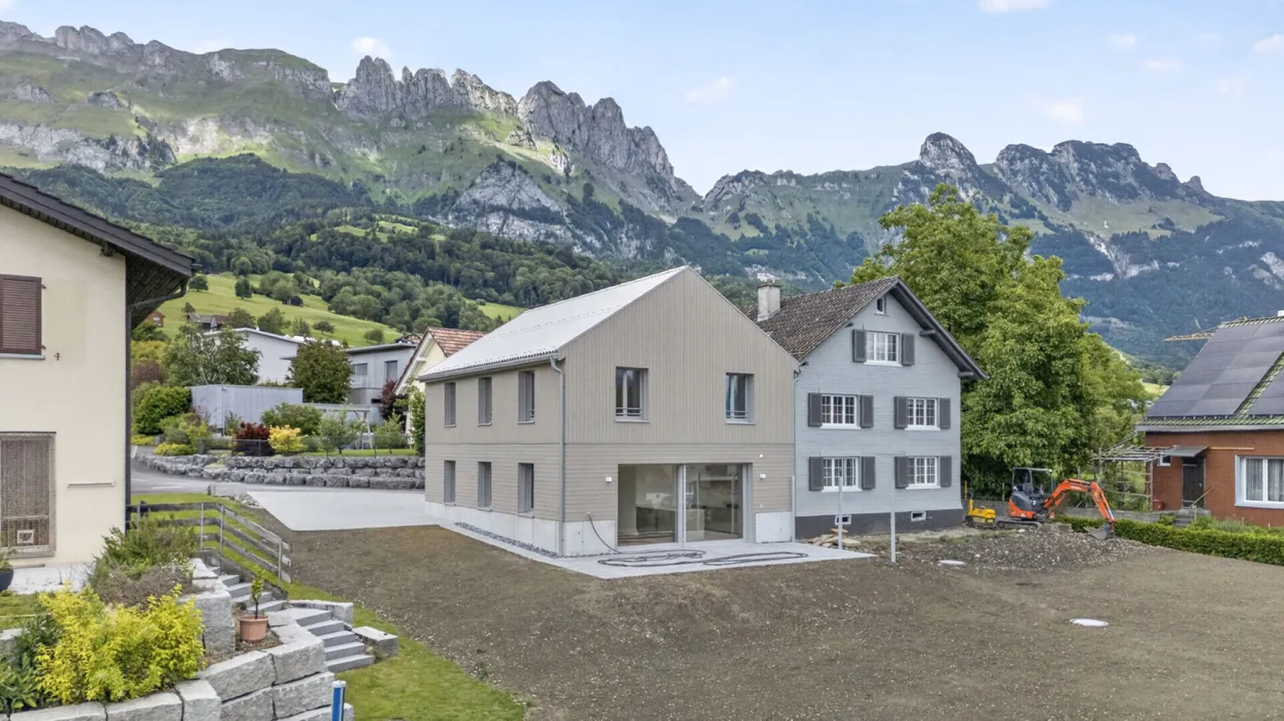 Maison individuelle neuve indépendante à Gams - 4,5 pièces de plaisir de vivre pour toute la famille - Photo 1 sur 20