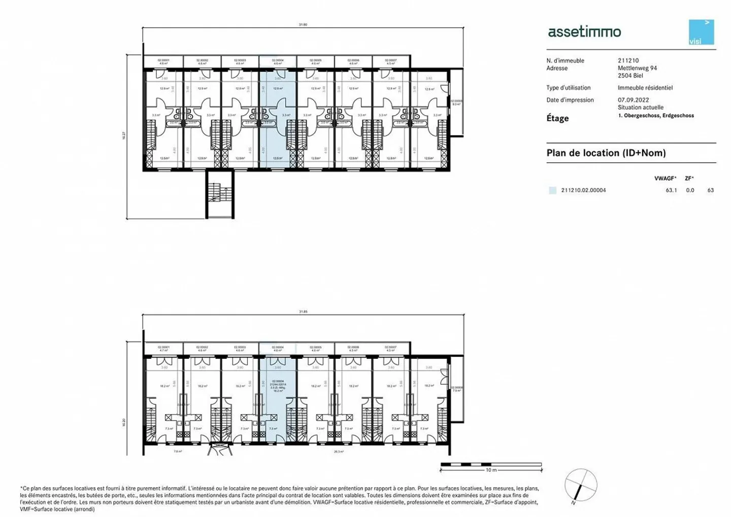 Appartement en duplex de 3,5 pièces - Photo 10 sur 10