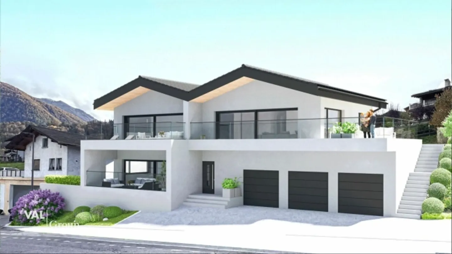 Ideally located land for a project of 3 apartments, building permit in force - Photo 1 of 5