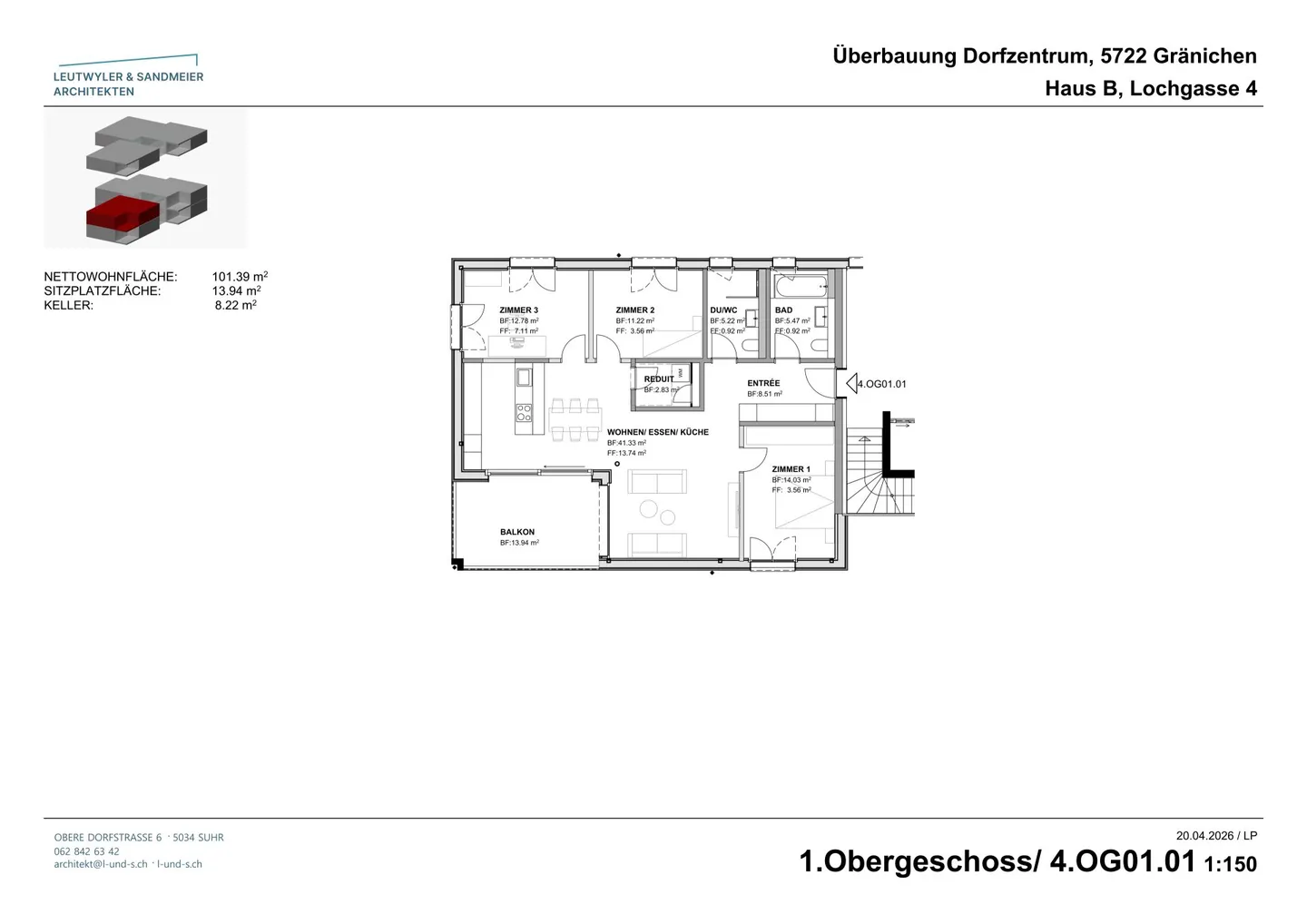 Nel cuore di Gränichen Appartamenti di nuova costruzione di 4.5 locali - Foto 17 di 20
