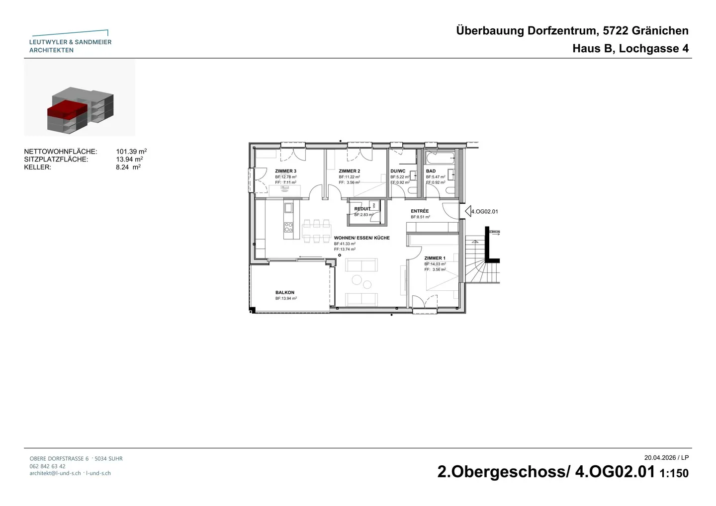 Nel cuore di Gränichen Appartamenti di nuova costruzione di 4.5 locali - Foto 18 di 20