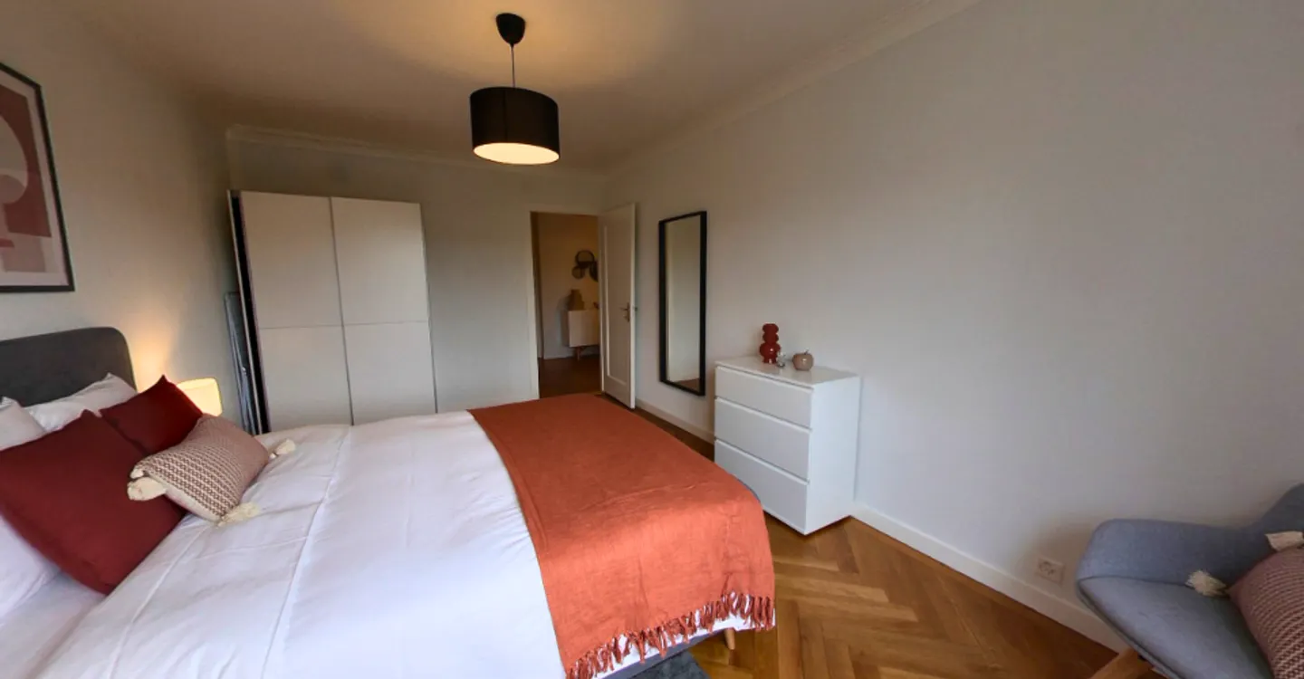 Appartement spacieux de 2 chambres meublé avec balcon et vue sur la rivière à Genève - Photo 8 sur 14