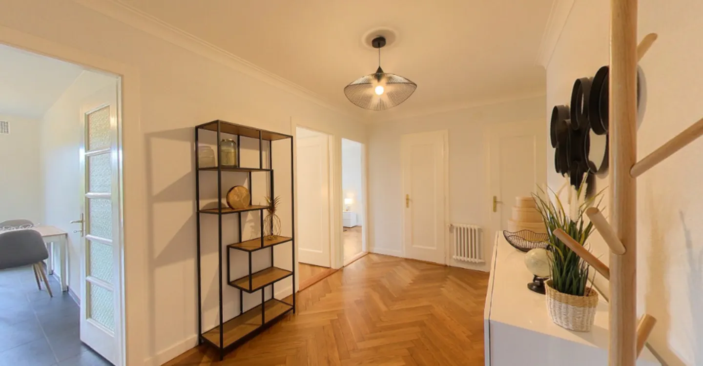 Appartement spacieux de 2 chambres meublé avec balcon et vue sur la rivière à Genève - Photo 12 sur 14